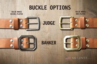 buckle options for wide snap belts
