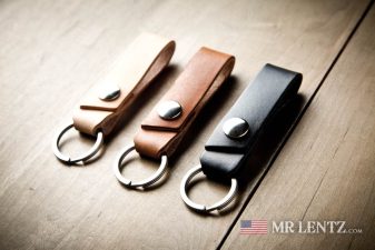 handmade leather keychains