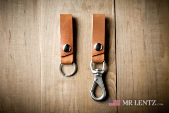 loop snap keychain with two hardware options