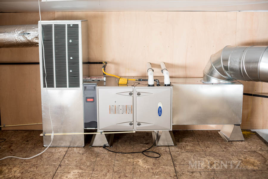 furnace for workshop building