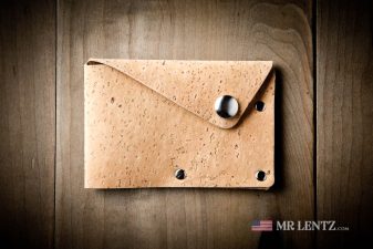 card wallet made from cork