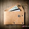 card and cash wallet of cork