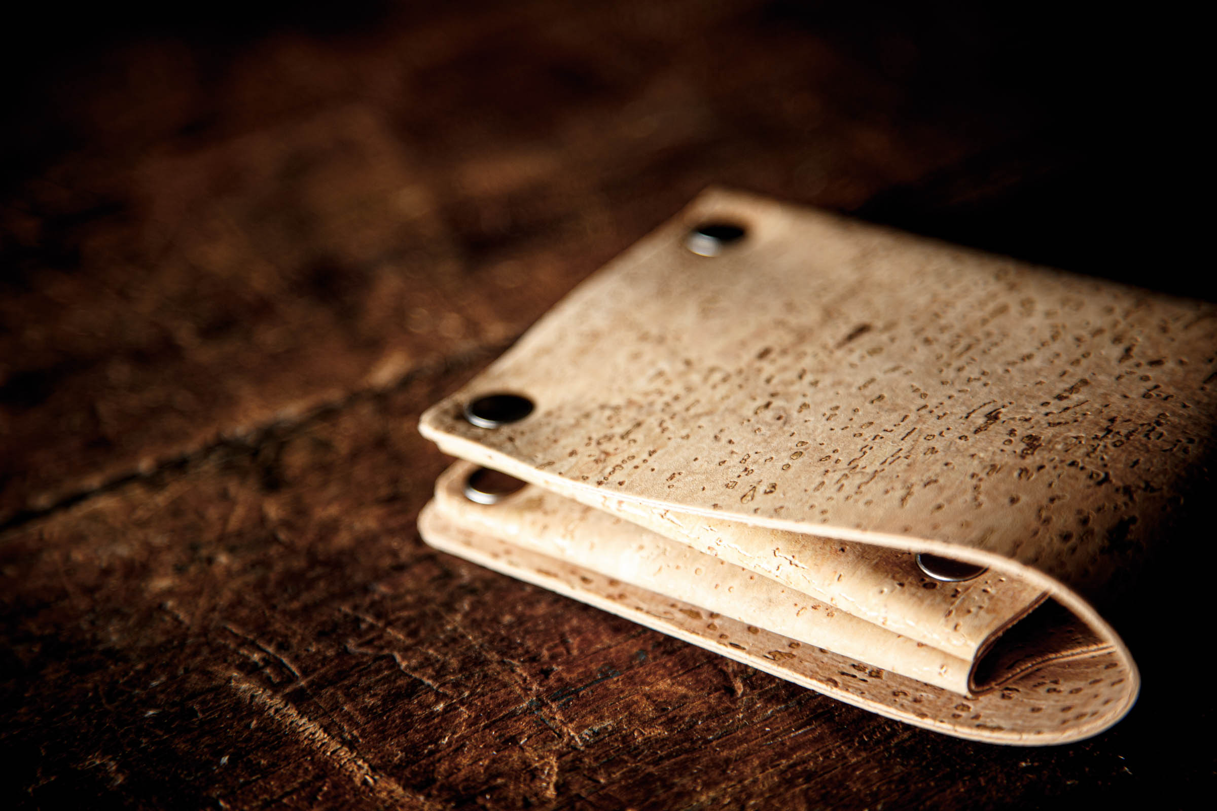 cork wallet alternative leather made in the usa