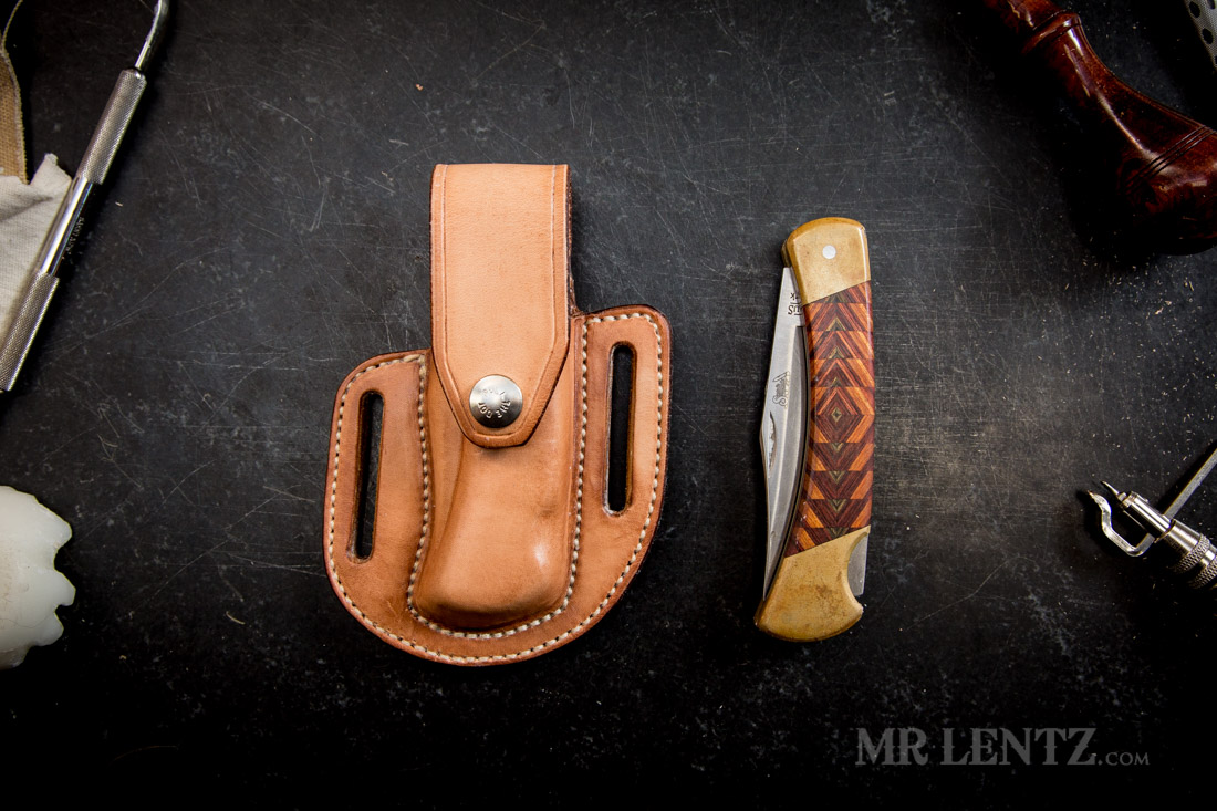 finished wet formed knife sheath
