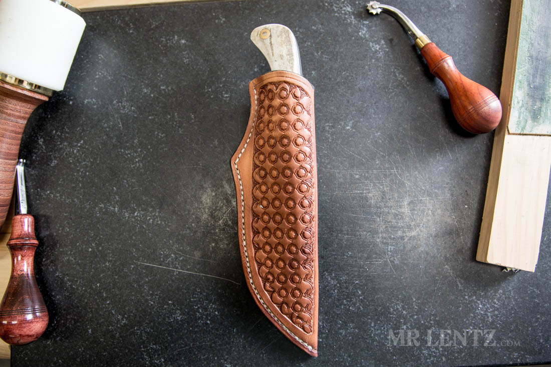 western style custom knife sheath