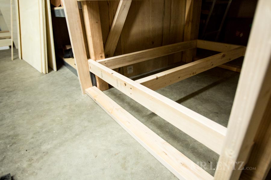 support for shelving