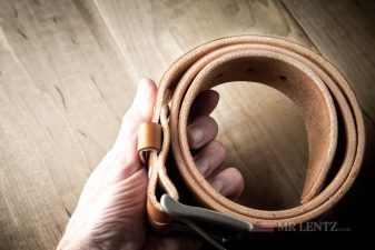 thick single layer gun belt