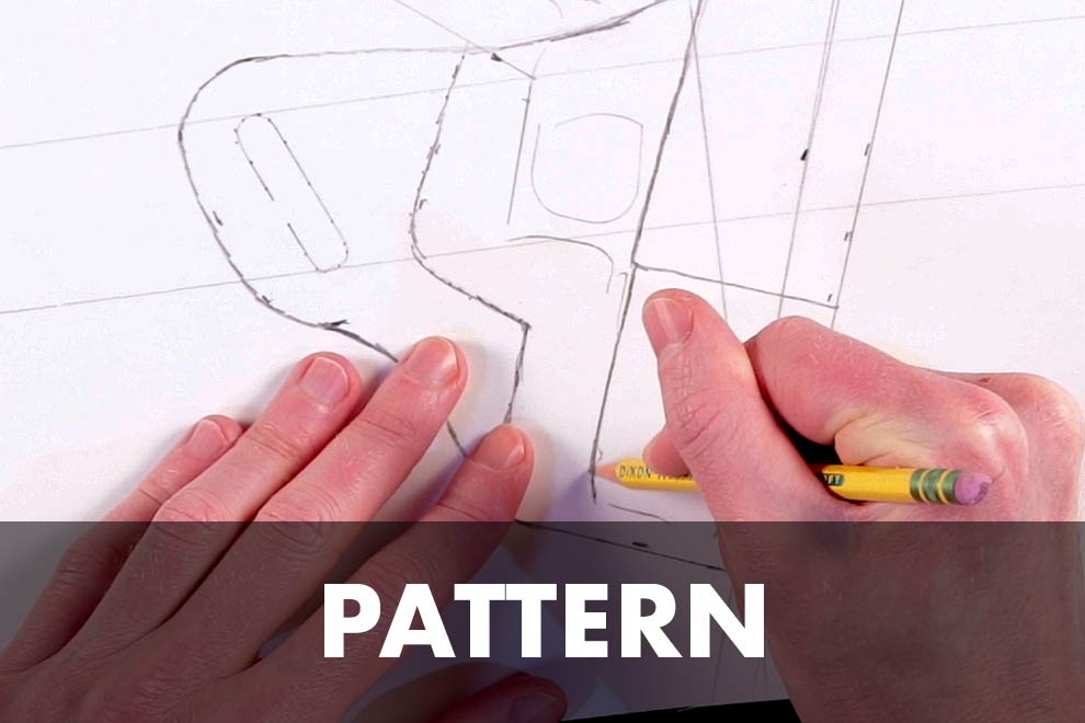 holster pattern button