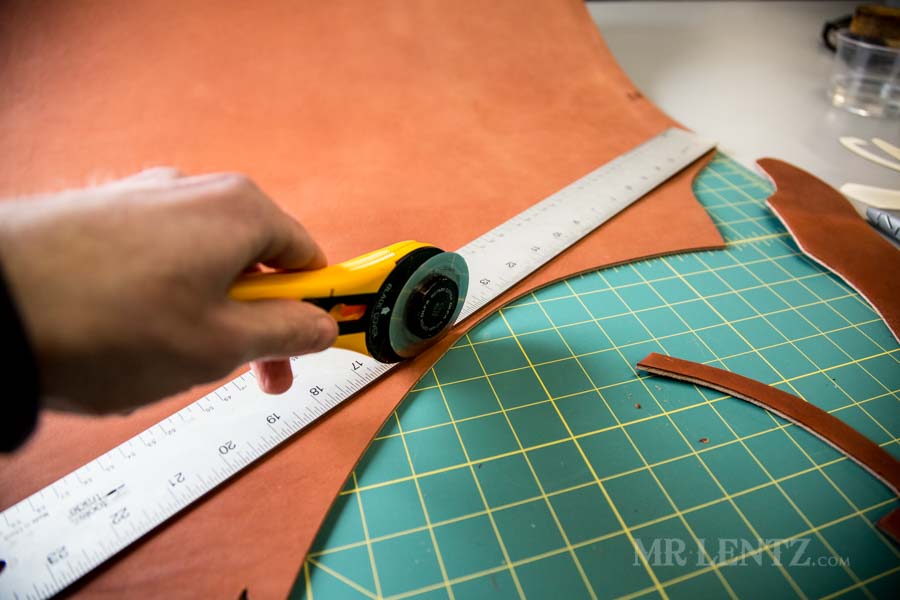 cutting the axe sheath strap