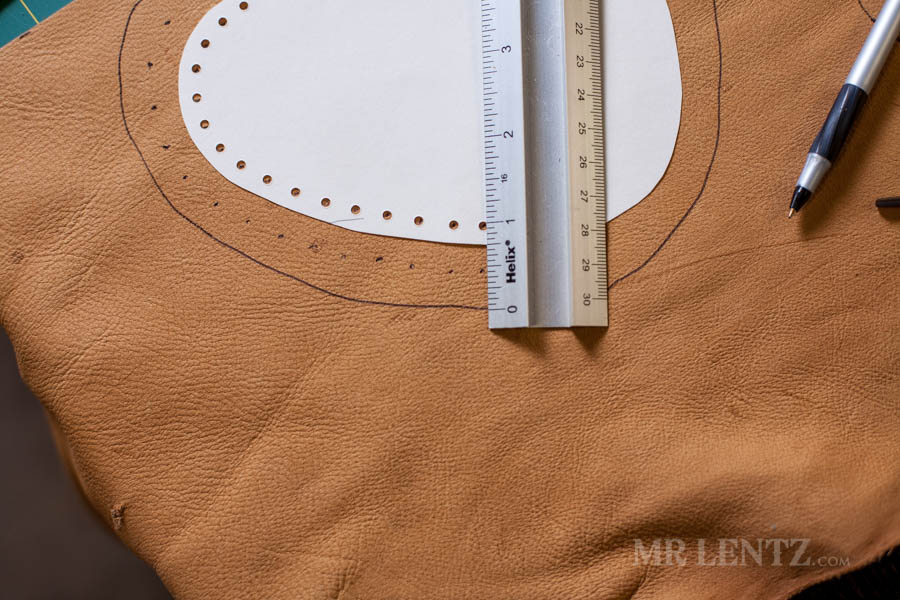 measure for deer skin moccasis