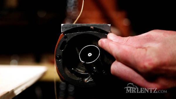 releasing the bobbing container leather sewing machine