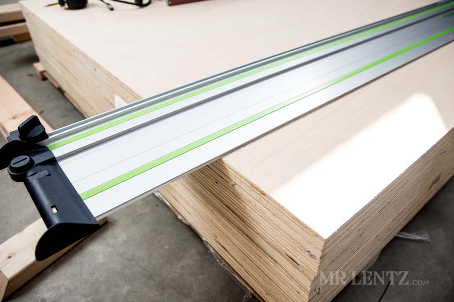 setting up a track saw