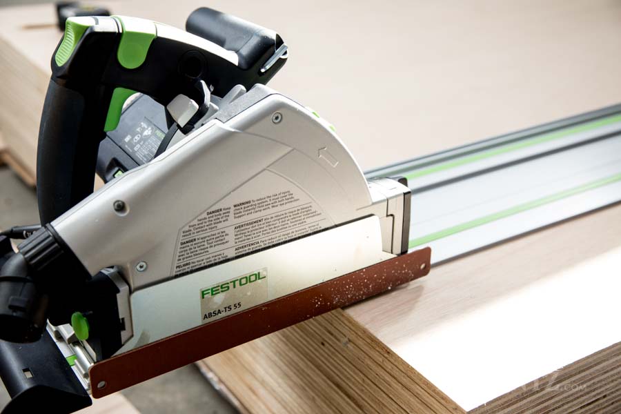 using the festool track saw