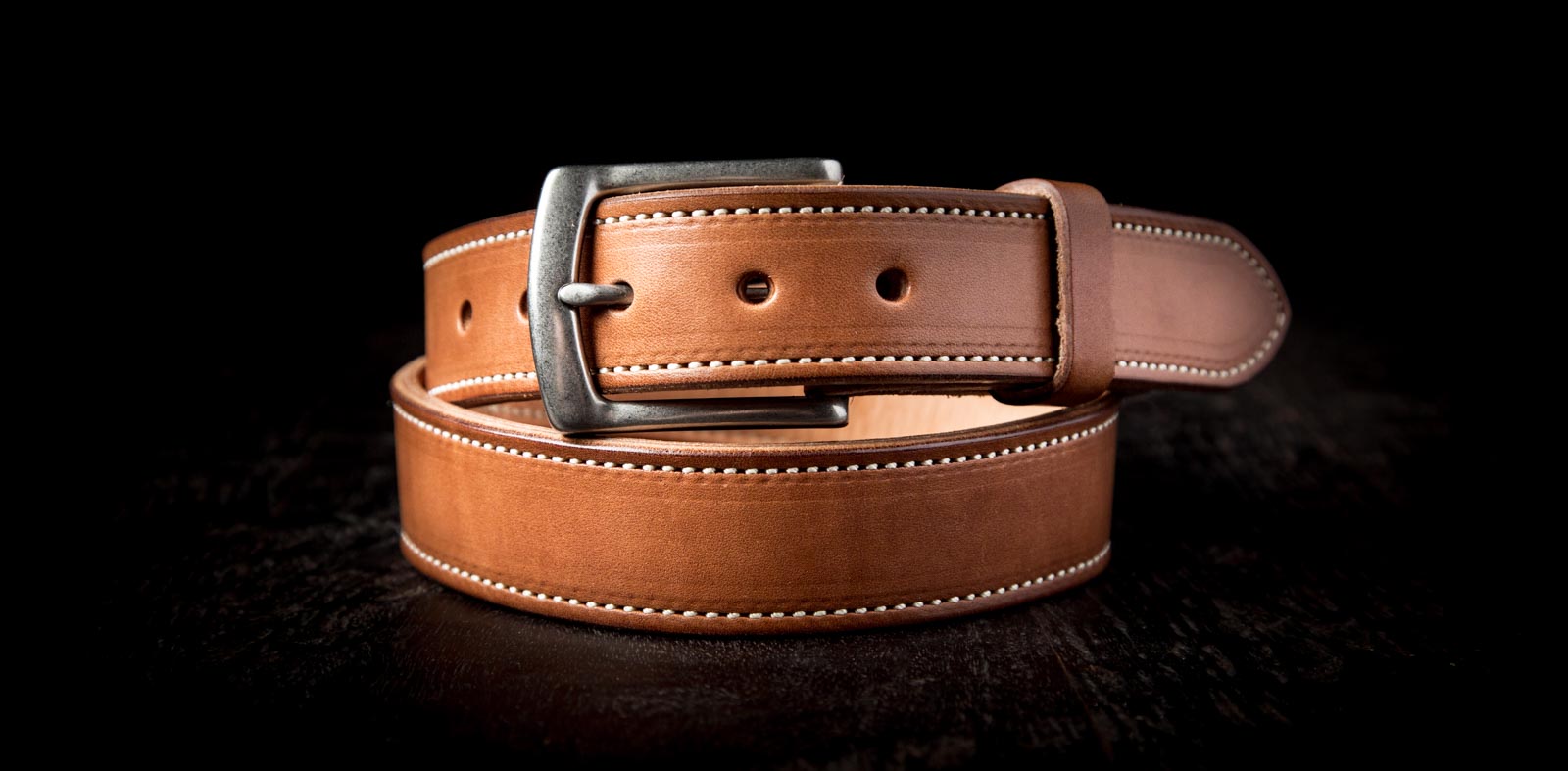 lined leather belts