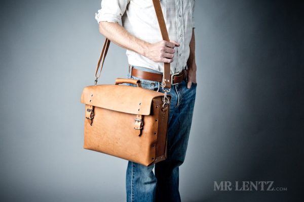 mens leather briefcase