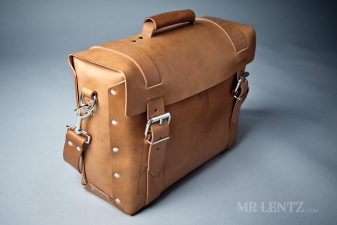 large leather bag