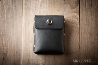 Leather Card Case Black