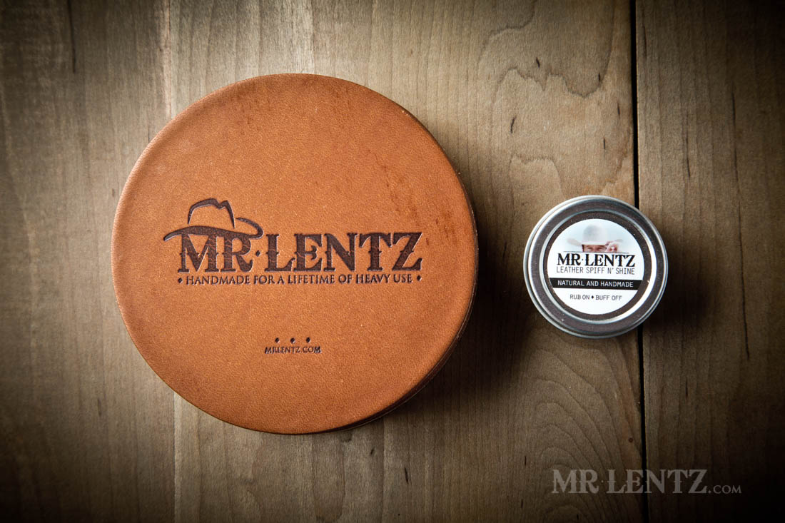 leather coaster with free conditioner