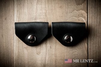 black leather cord wrap 2 pack