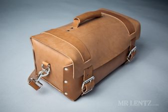 leather duffel bag with straps