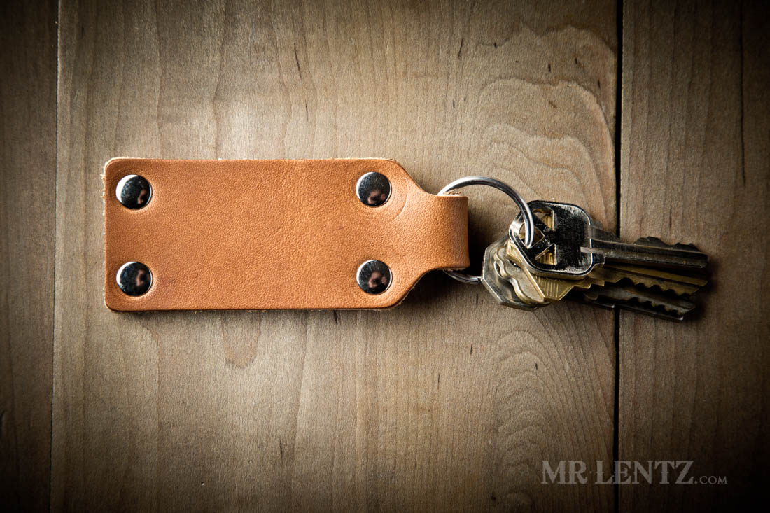 leather key ring keychain