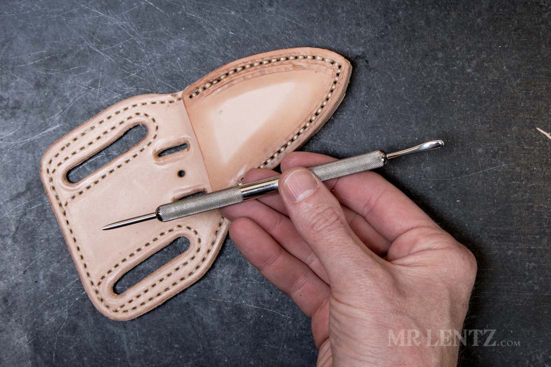 modeling spoon used in leatherwork