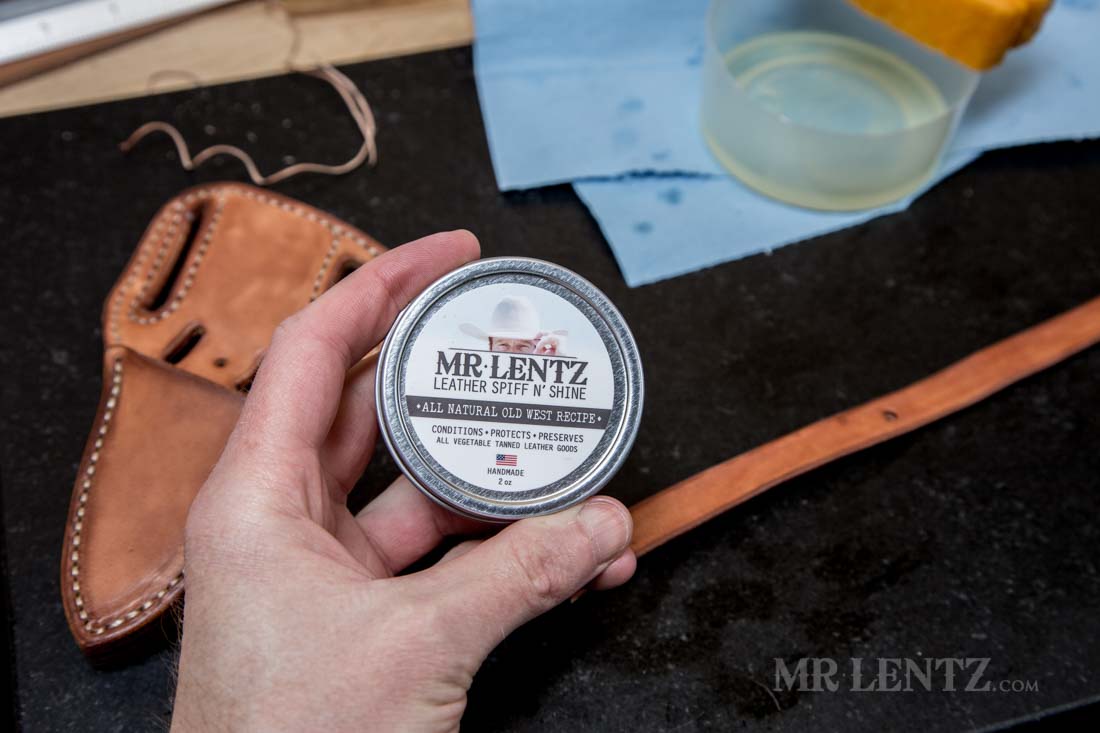 natural leather conditioner used in sheath making