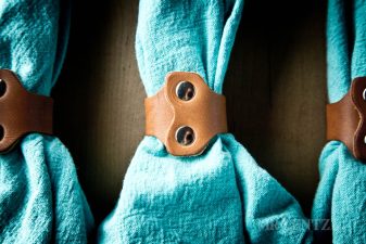 riveted napkin rings