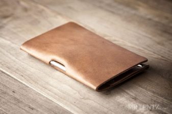 minimal leather notebook cover