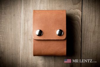 handmade leather card case