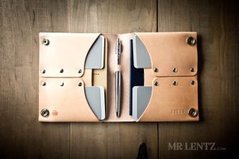 document wallet in tan