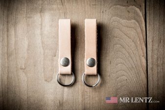tan leather zipper pulls