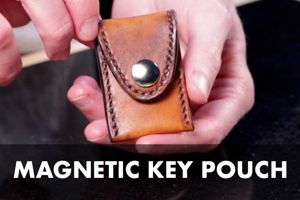magnetic key holder button