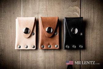 color options for magnetic leather ky pouch