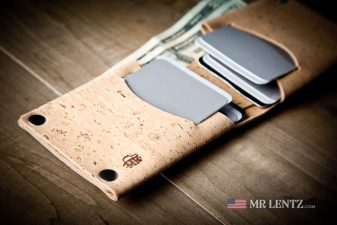 minimalist cork wallet