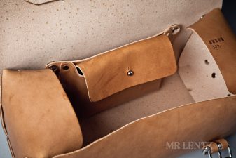storage option for leather bag