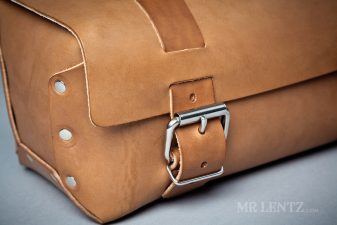 stainless steel buckles on work bag