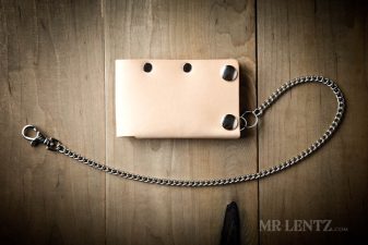 tan snap card wallet