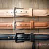 color options for leather dress belt