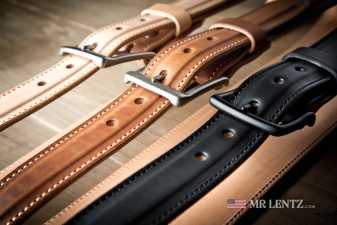 dress belts in three color options