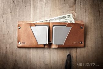 mens leather wallet