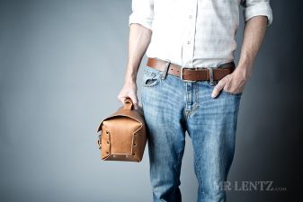 Mens Leather work bag briefcase