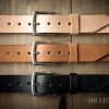 color options for wide leather belt