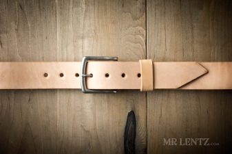 tan wide leather belt