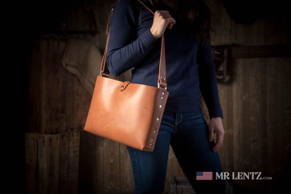 womens leather tote bag made in the usa
