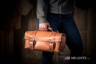 leather day bag made in the usa