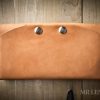 leather phone clutch