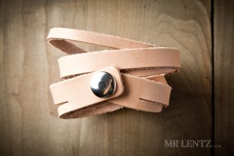 tan split wrap cuff