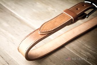 sturdy reinforced steel core gun belt