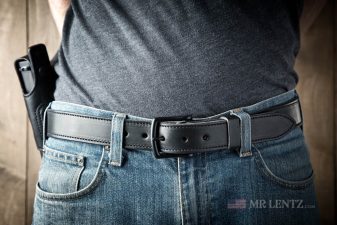 heavy duty gun belt with steel core